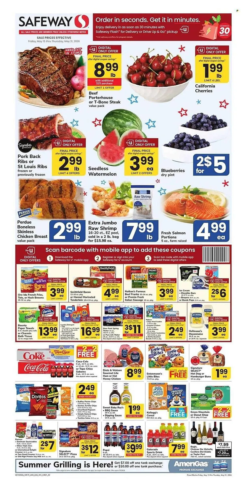 Weekly ad Safeway weekly ad from May 15 to May 21 2026 - Page 1