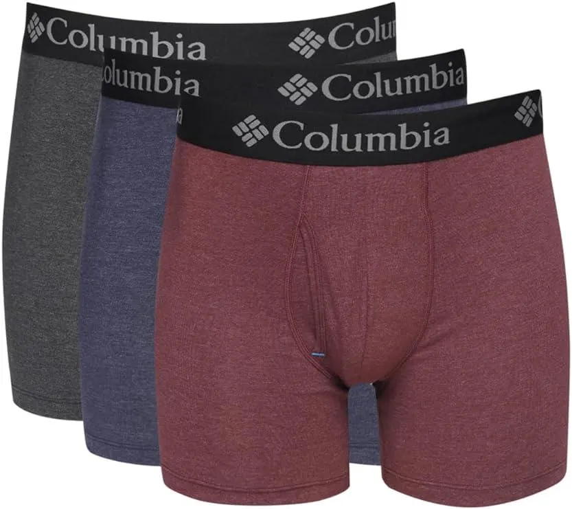 Columbia Men's 3 Pack Tri Blend Boxer Brief
