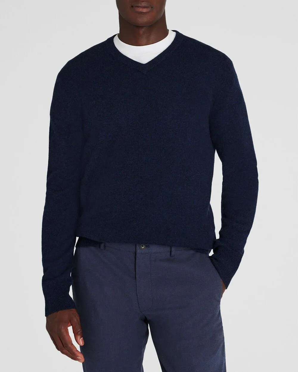 Lightweight Cashmere V-Neck Sweater