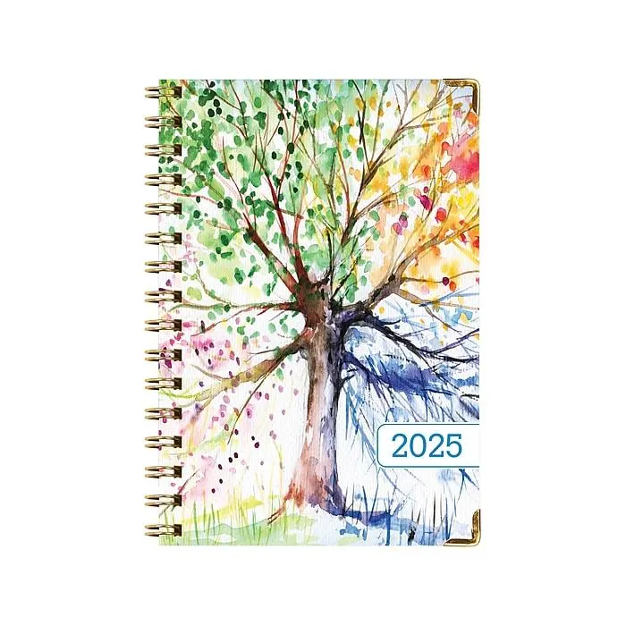 2025 Global Printed Products 5.5" x 8" Weekly & Monthly Planner,