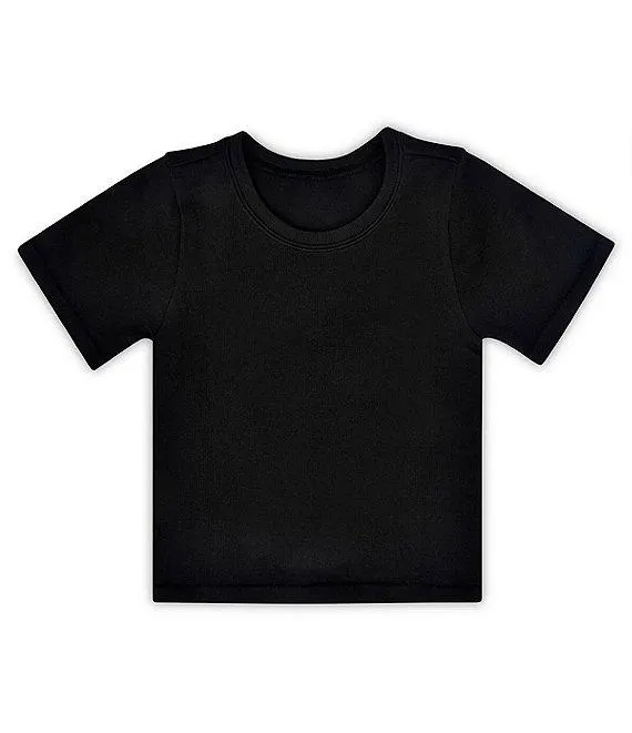 Big Girls Short Sleeve Rib-Knit T-Shirt