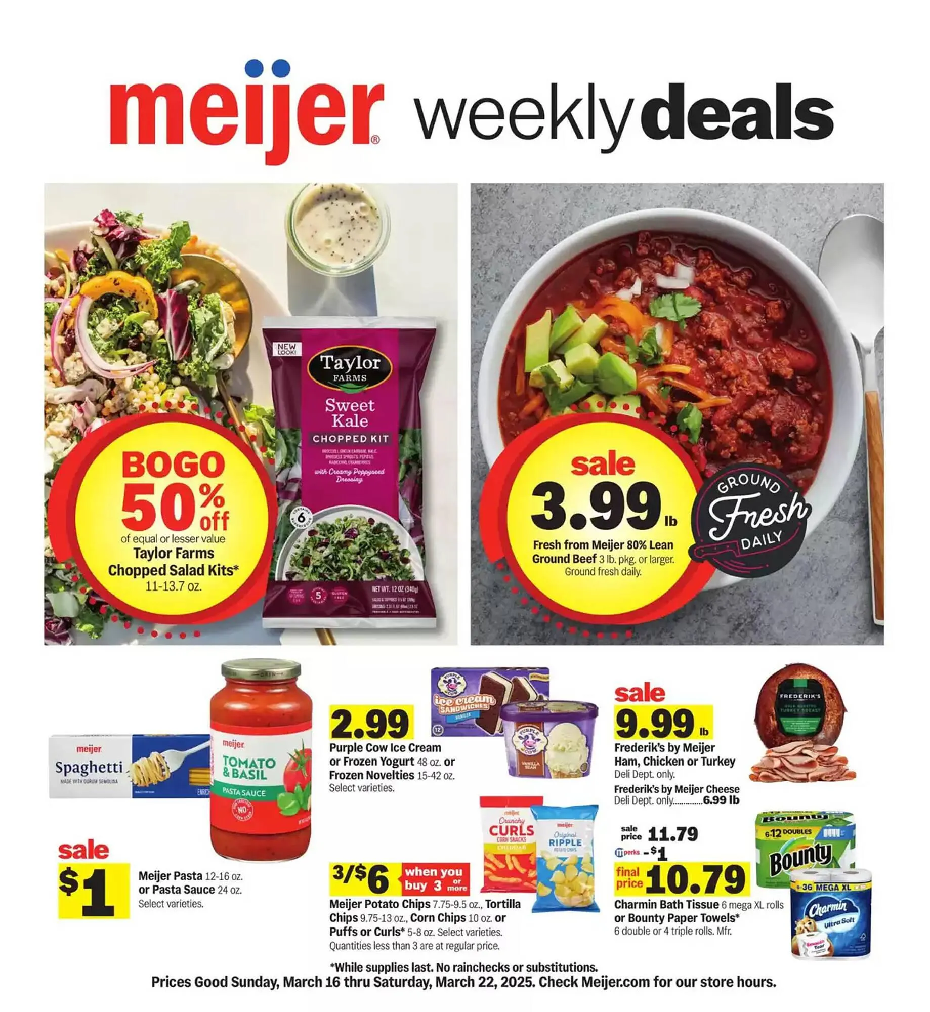 Weekly ad Meijer Weekly Ad from March 16 to March 22 2025 - Page 1