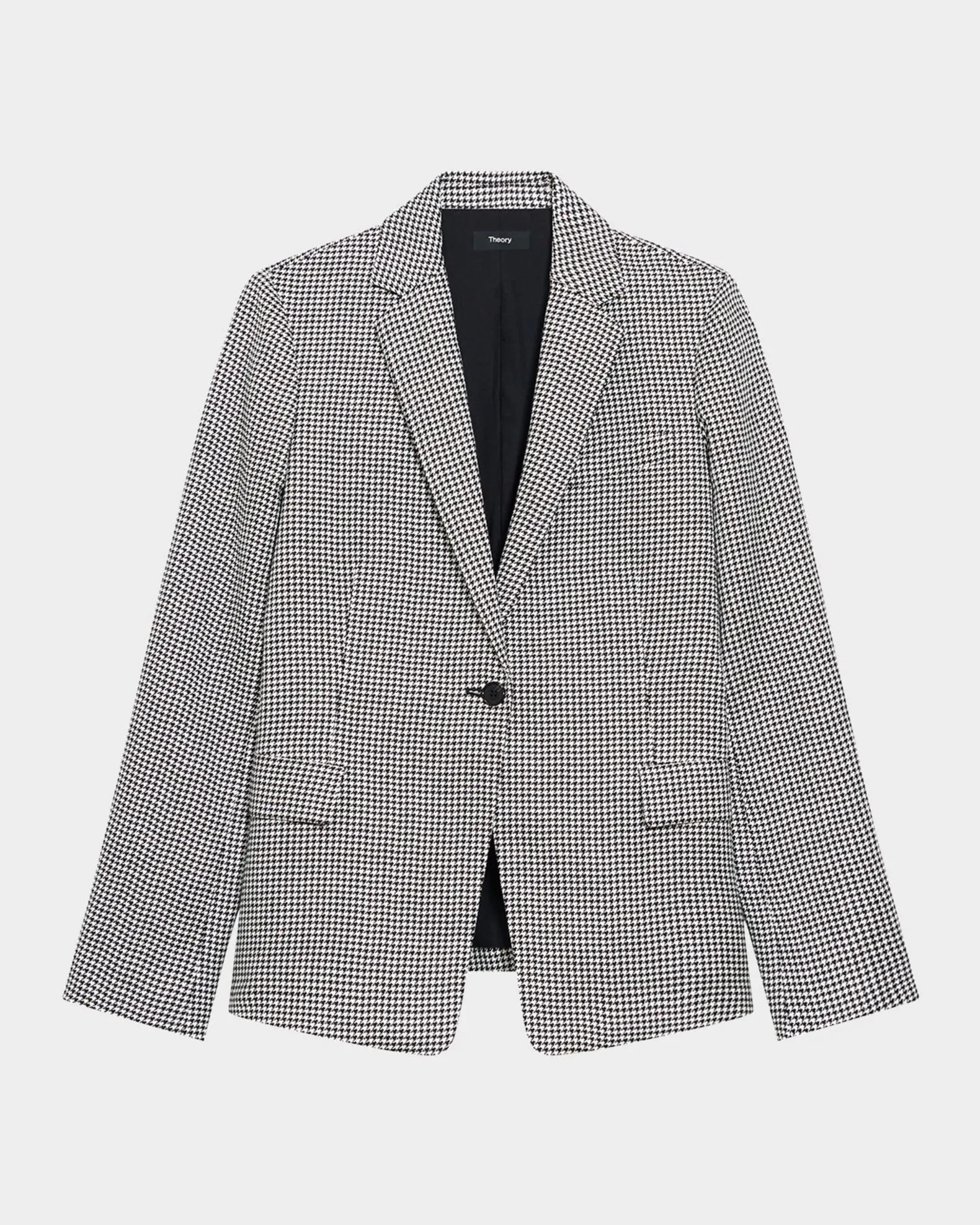 Houndstooth Slim-Fit Blazer