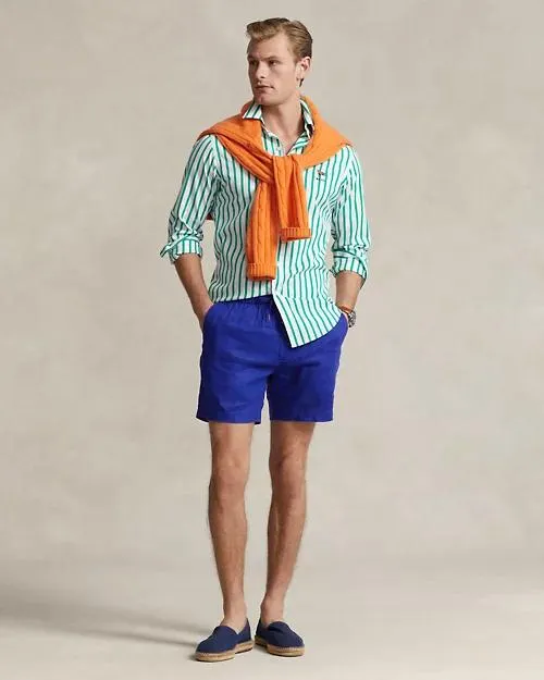 6-Inch Polo Prepster Linen Short