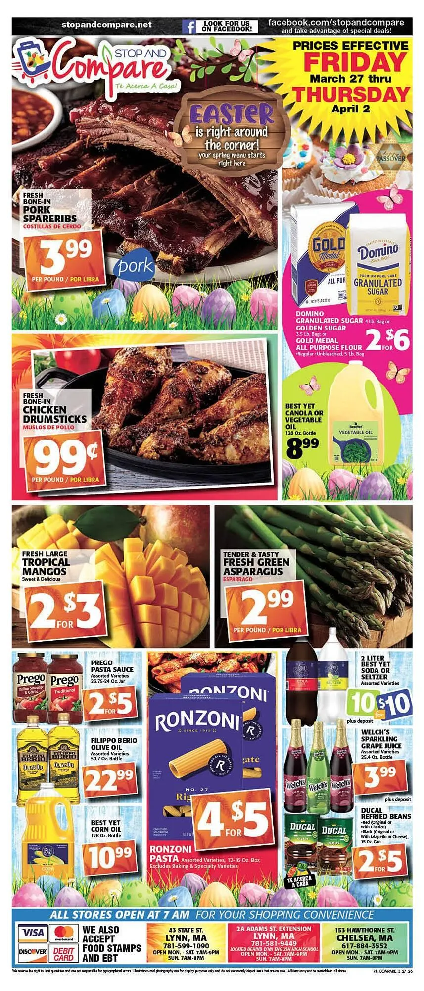 Weekly ad Stop and Compare Markets weekly ad from March 27 to April 2 2026 - Page 1