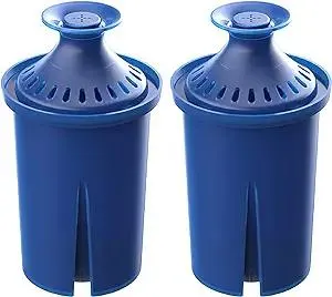 AQUA CREST Water Filter, Intended for Brita® Elite® Water Filter, Pitchers and Dispensers, Everyday, UltraMax, Metro+, XL and More, Lasts 6 Months, 2 Pack