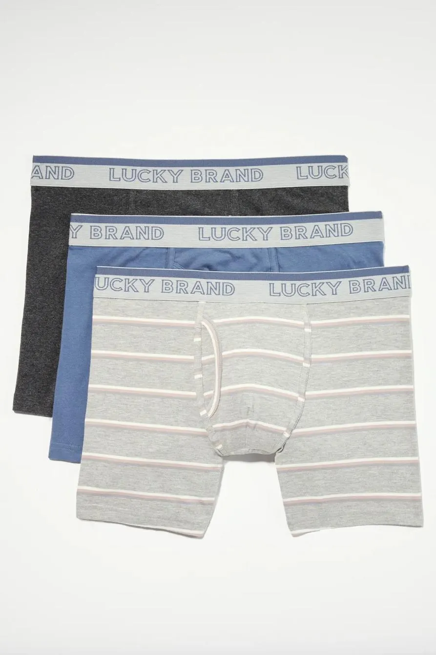 3 pack stretch boxer briefs
