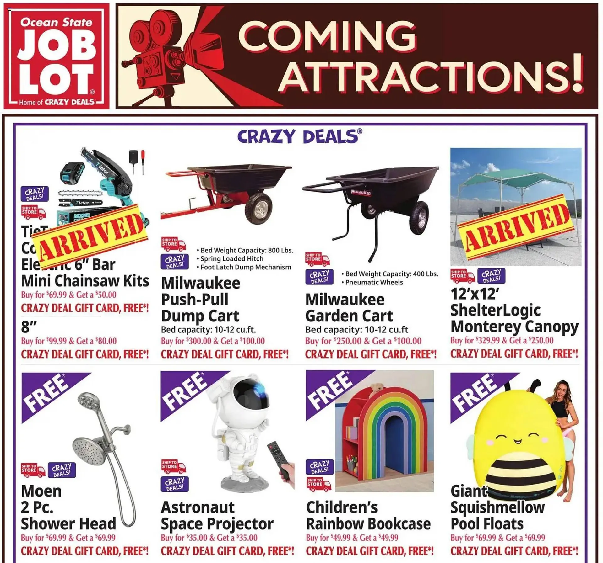 Weekly promotion Ocean State Job Lot flyer spanning from April 30 to May 7 2026 - Page 1 for Catalogue 365