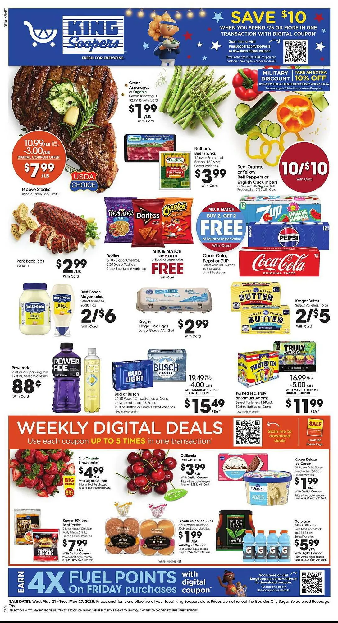Weekly ad King Soopers Weekly Ad from May 21 to May 27 2025 - Page 1