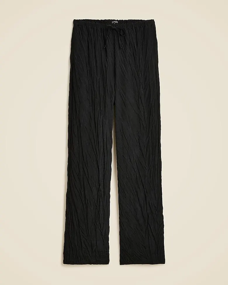New Soleil pant in crinkled viscose blend