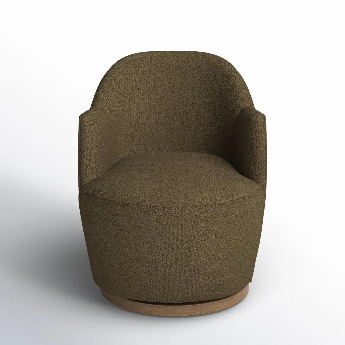 Corson Upholstered Swivel Barrel Chair