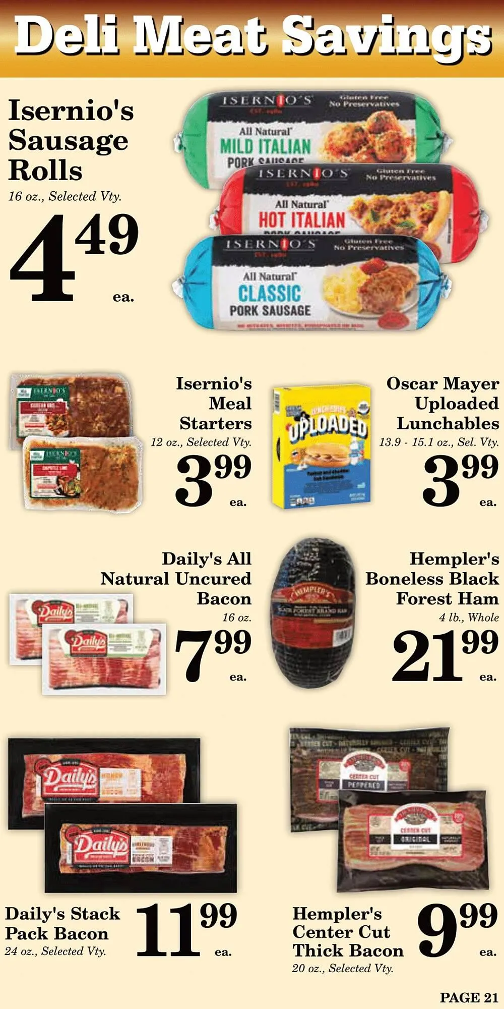Weekly ad Harvest Foods ad from April 2 to April 29 2025 - Page 22