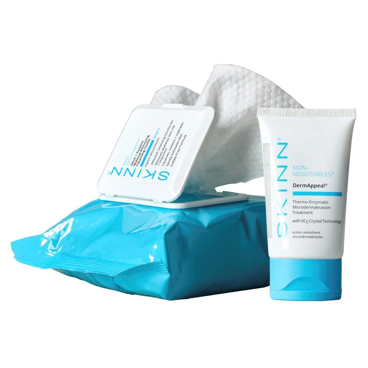 SKINN Non-Negotiables DermAppeal & Makeup Removing Cloths
