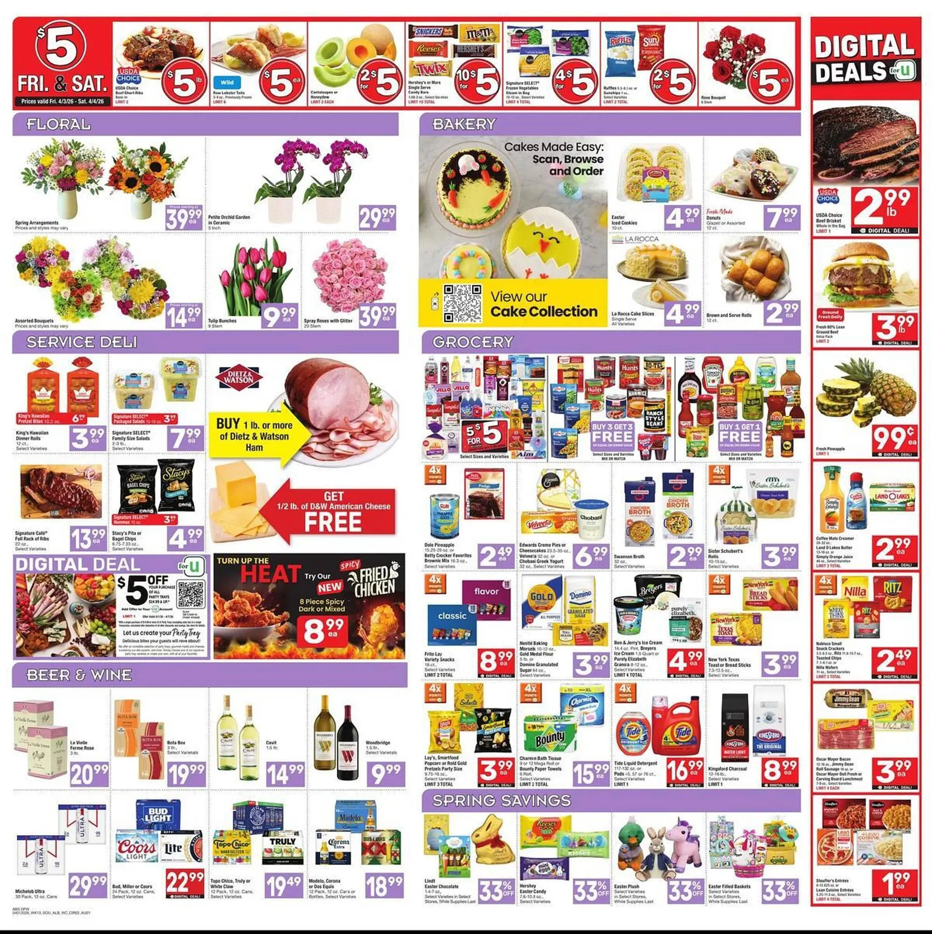 Weekly promotion Albertsons weekly ad spanning from April 1 to April 7 2026 - Page 2 for Catalogue 365