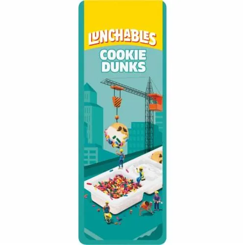 Lunchables Cookie Dunks Snack Pack with Mini Chocolate Chip Cookies Marshmallow Creme & Sprinkles