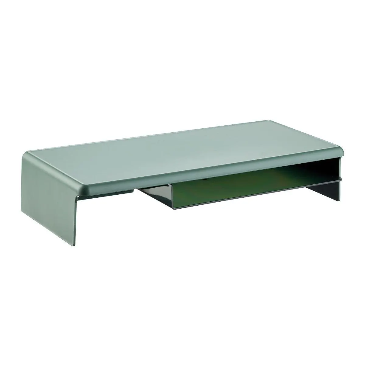 Monitor Stand w/ Letter Tray Juniper Green