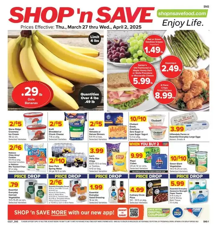 Weekly ad Shop 'n Save Weekly ad from March 27 to April 2 2025 - Page 1
