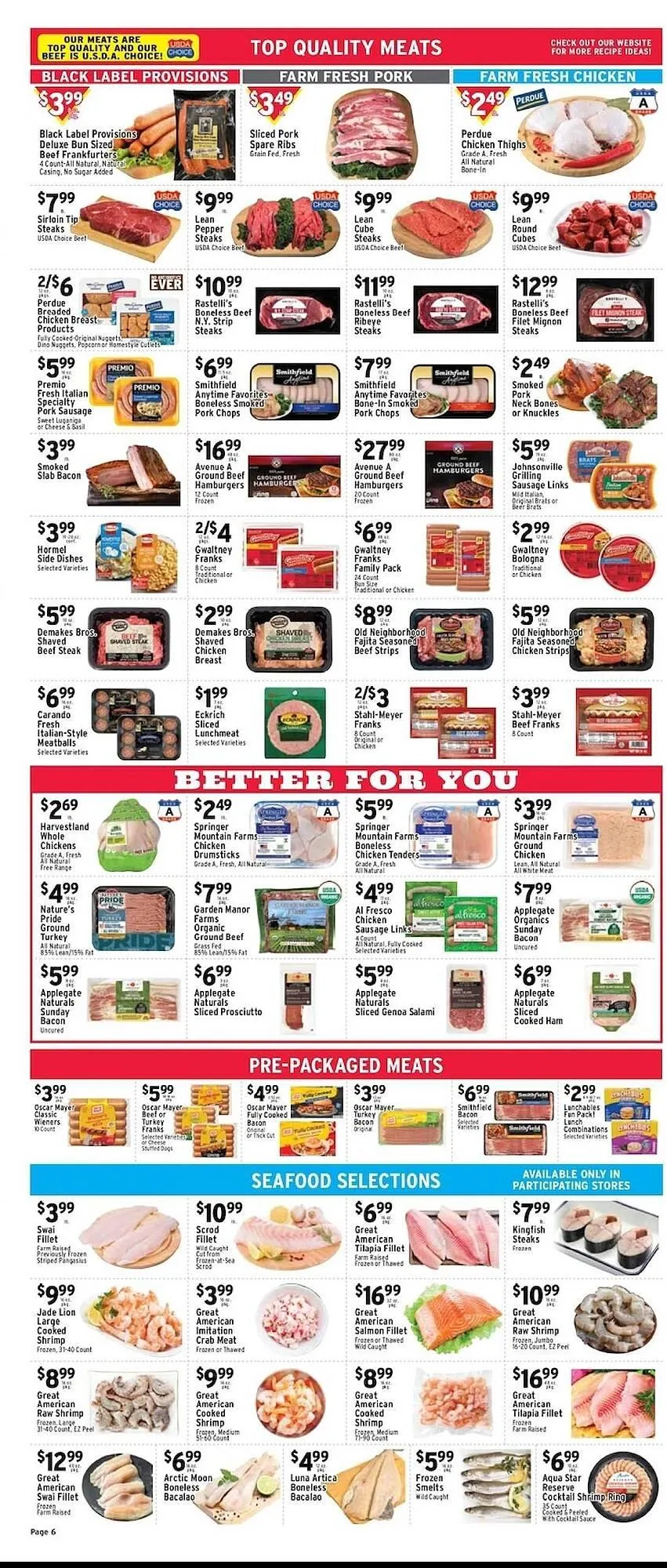 Weekly promotion Met Foodmarkets weekly ad spanning from April 12 to April 18 2026 - Page 6 for Catalogue 365