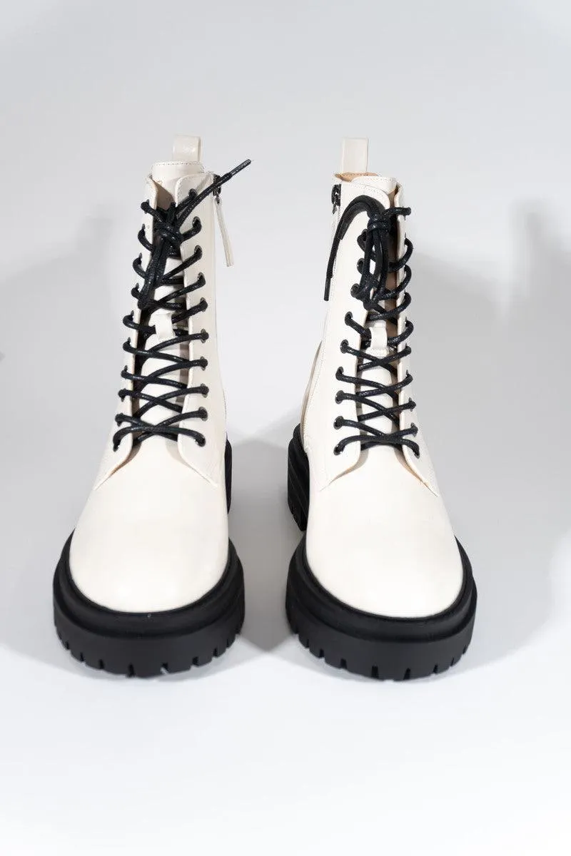 Lace-Up Ankle Boots