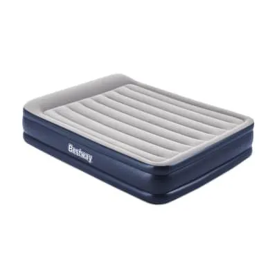 Bestway TriTech Queen Size 18 in High Air Mattress w/Built-In AC Pump