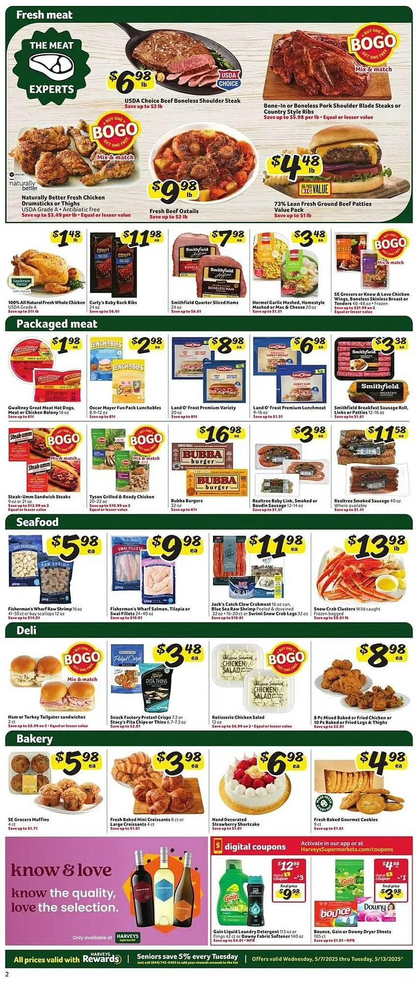 Weekly ad Harveys Supermarkets Weekly Ad from May 7 to May 13 2025 - Page 4