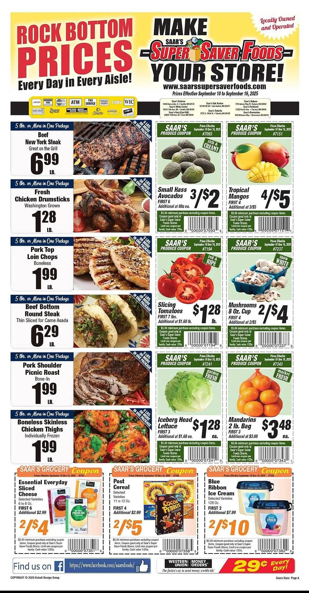 Weekly ad Super Saver weekly ad from September 10 to September 16 2025 - Page 1