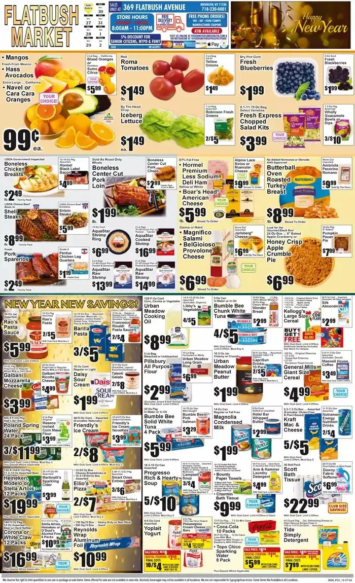 Weekly ad Exclusive deals for our customers from December 27 to January 2 2025 - Page 1