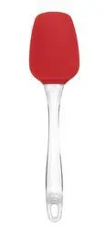 Silicone Spatula with Clear Acrylic Handle - Assorted Colors