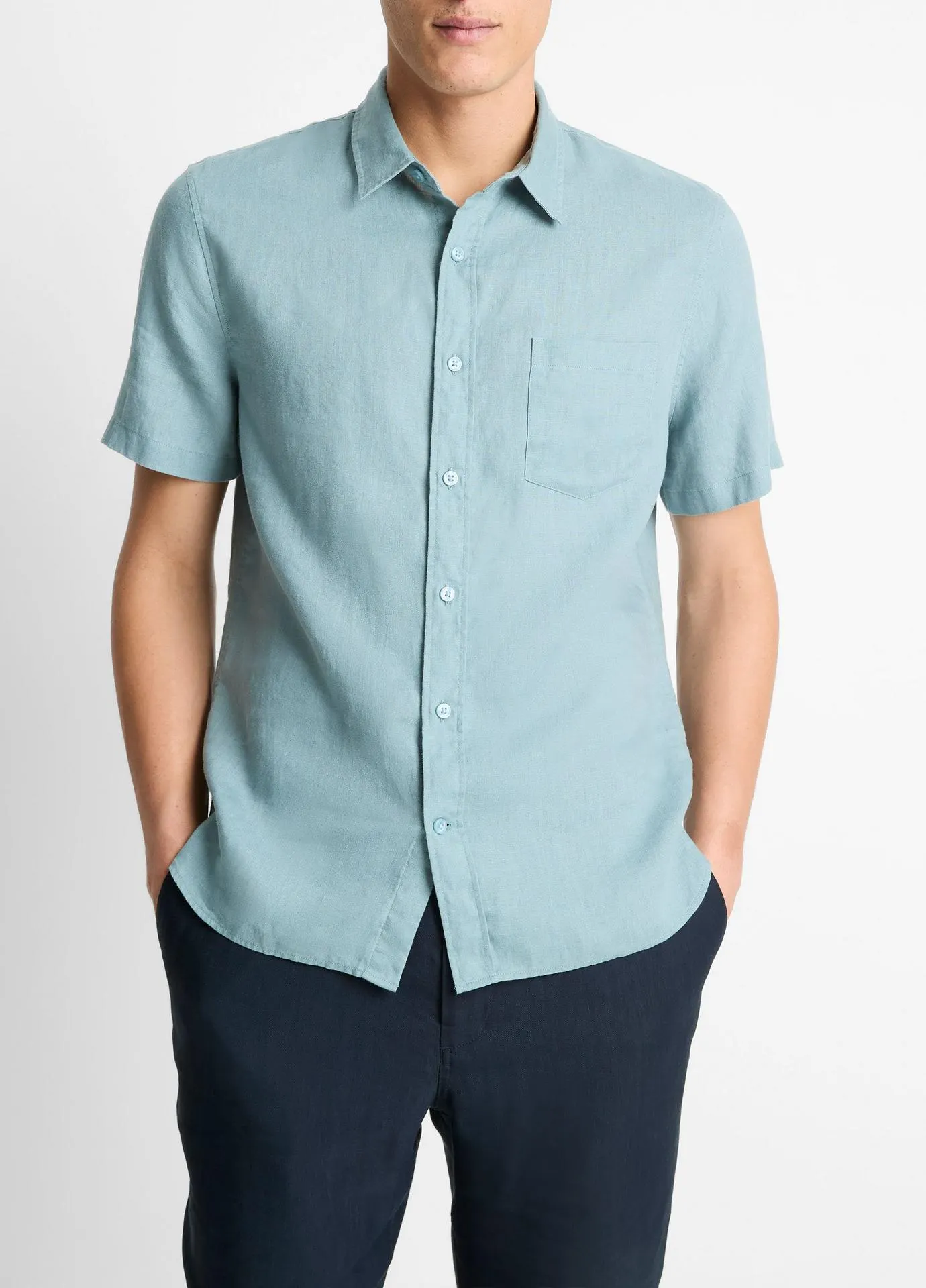 Linen Short-Sleeve Shirt