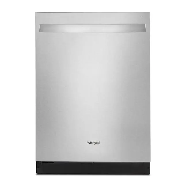 Whirlpool Eco Series 24-in Top Control Built-In Dishwasher With Third Rack (Fingerprint Resistant Stainless Steel), 51-dBA Standard Sound Level