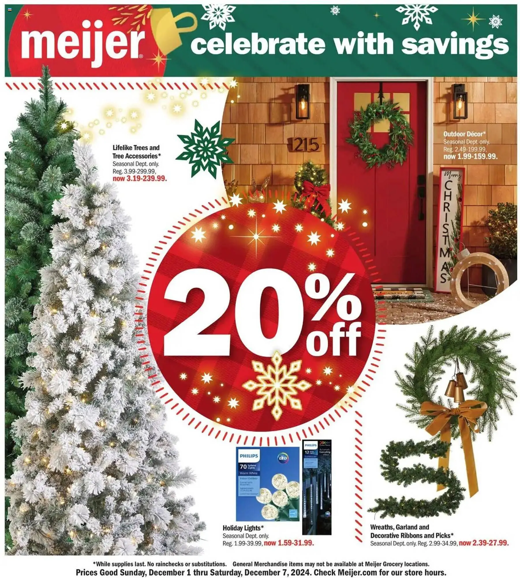 Weekly ad Meijer Weekly Ad from December 1 to December 7 2024 - Page 1