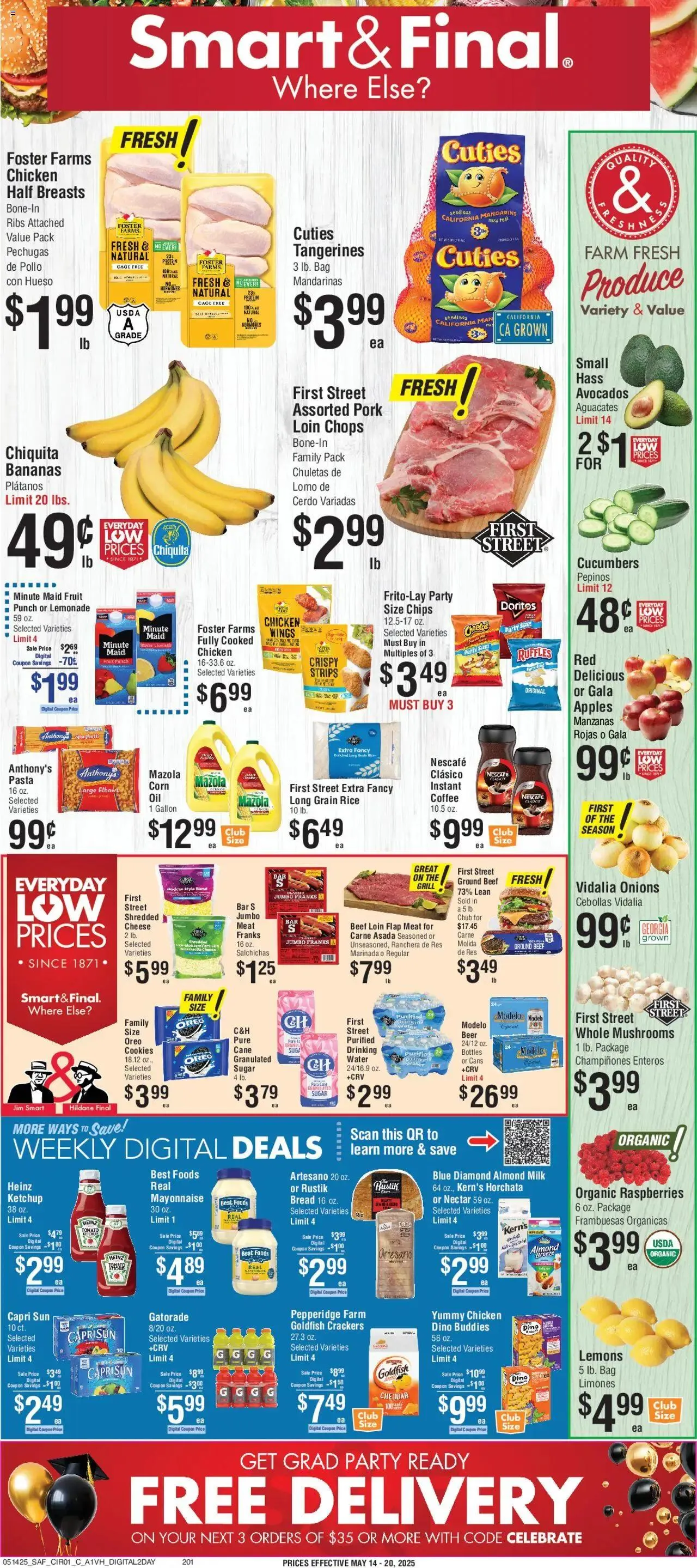 Weekly ad Smart & Final Weekly Ad from May 14 to May 20 2025 - Page 1