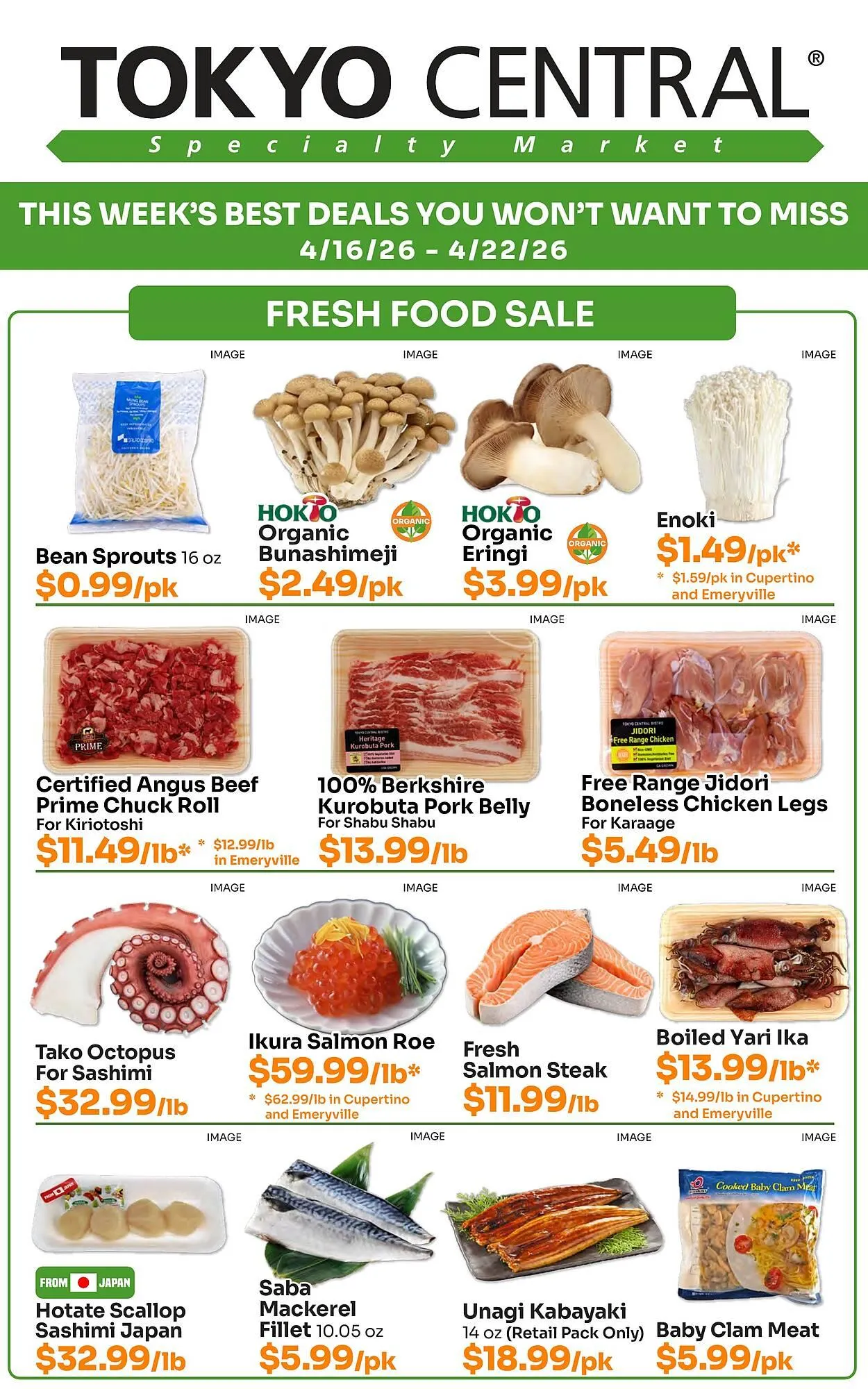 Tokyo Central Specialty Market weekly ad - 1