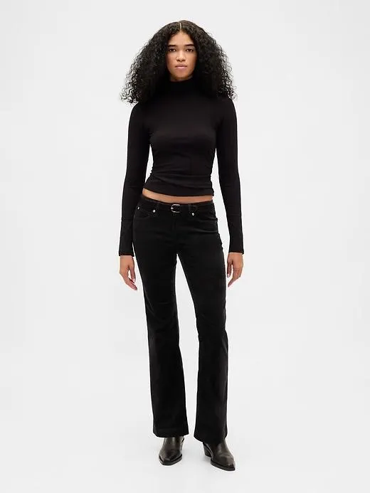 Low Rise Corduroy Long & Lean Pants