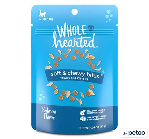 WholeHearted Soft & Chewy Salmon Treat for Kittens, 1.76 oz.