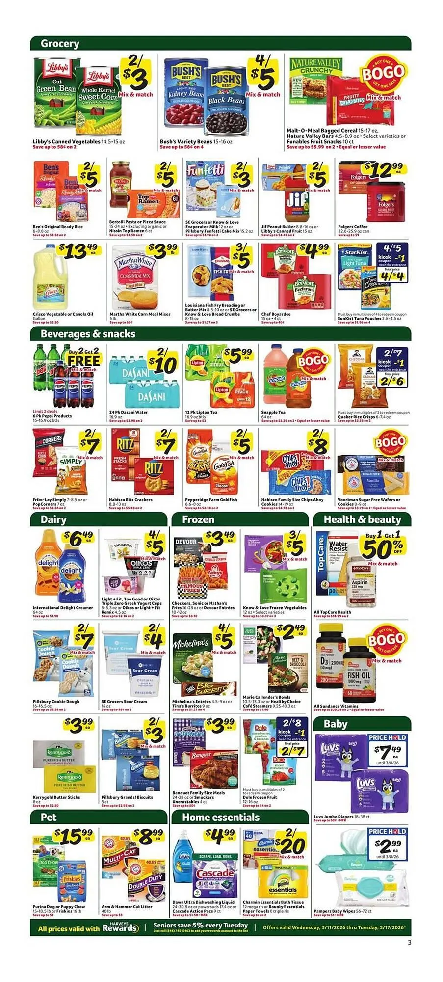 Weekly ad Harveys Supermarkets weekly ad from March 11 to March 17 2026 - Page 5