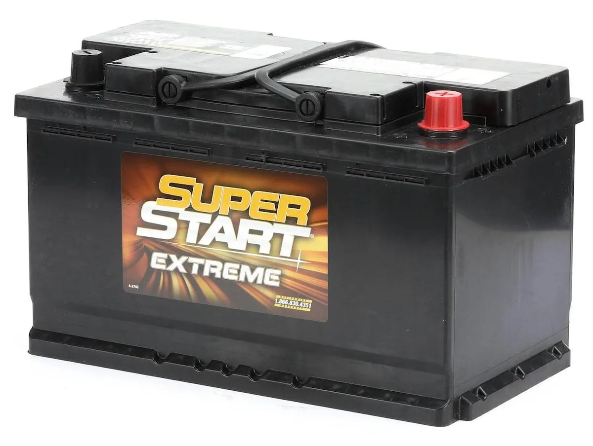 Super Start Extreme Standard Flooded Top Post Battery Group Size 94R H7 - 94REXT