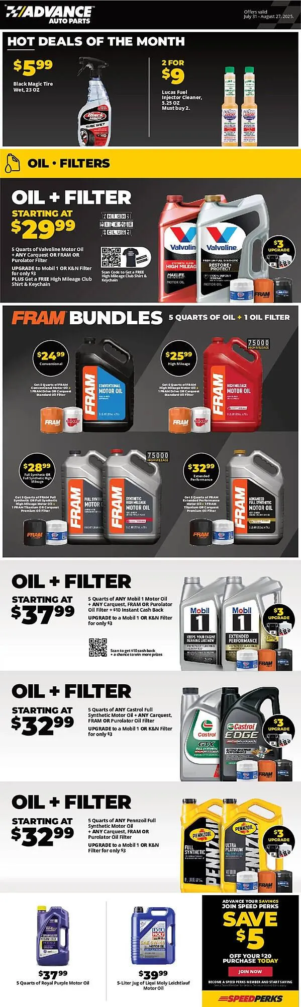 Advance Auto Parts Weekly Ad - 1