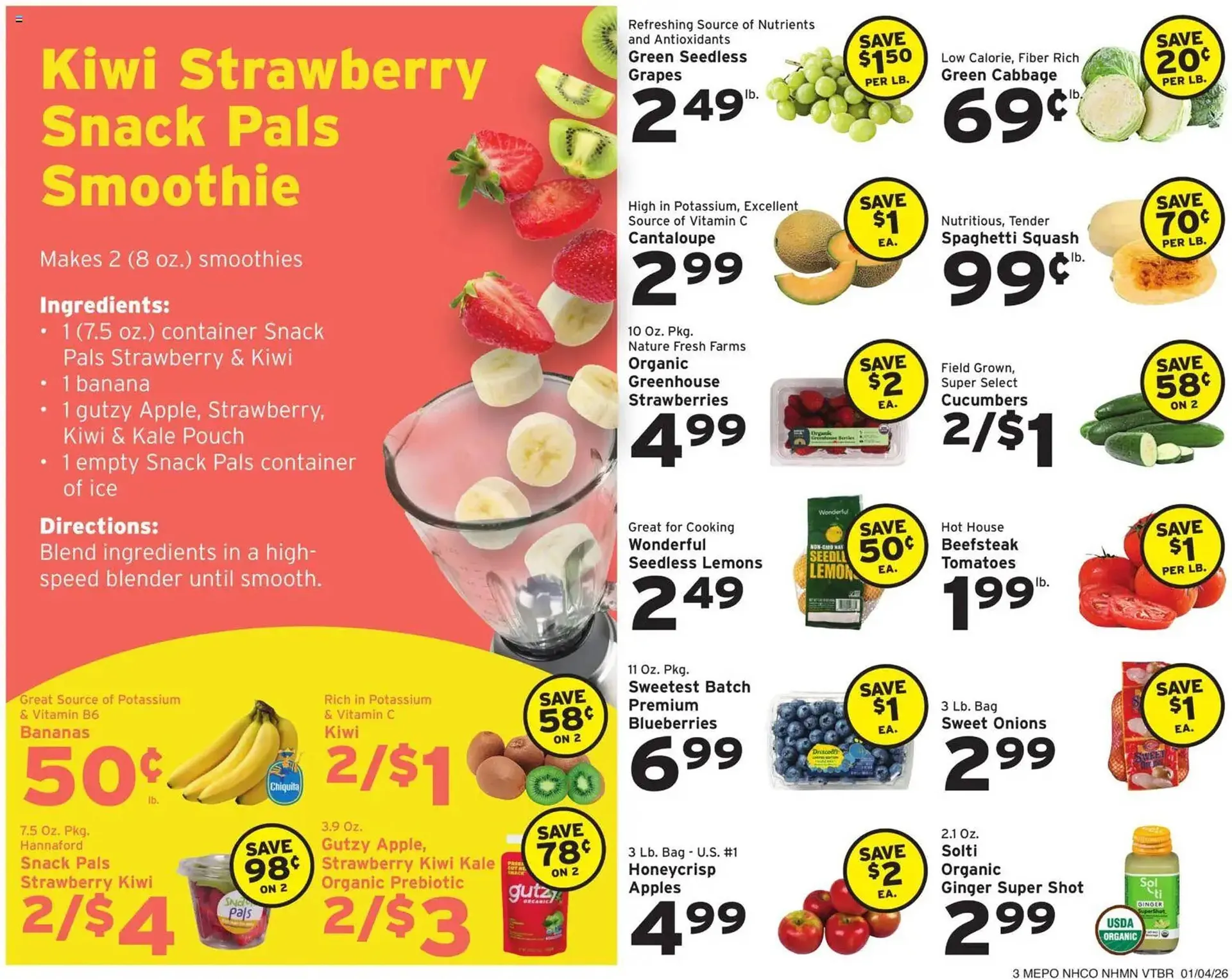 Weekly ad Hannaford flyer from January 4 to January 10 2026 - Page 3
