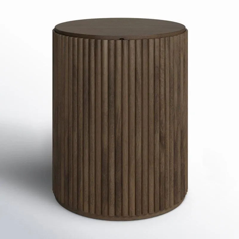 Chessa Solid Wood End Table