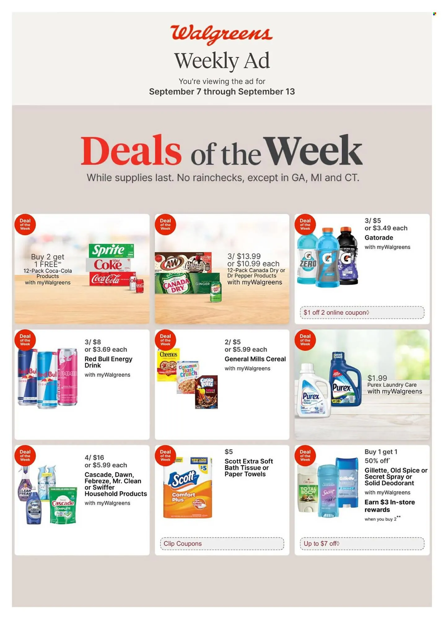 Weekly ad Walgreens weekly ad from September 7 to September 13 2025 - Page 1