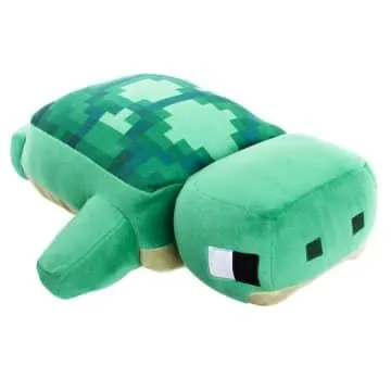 Minecraft Plush Turtle 12-Inch Stuffed Animal Figure, Inspired By Video Game Character