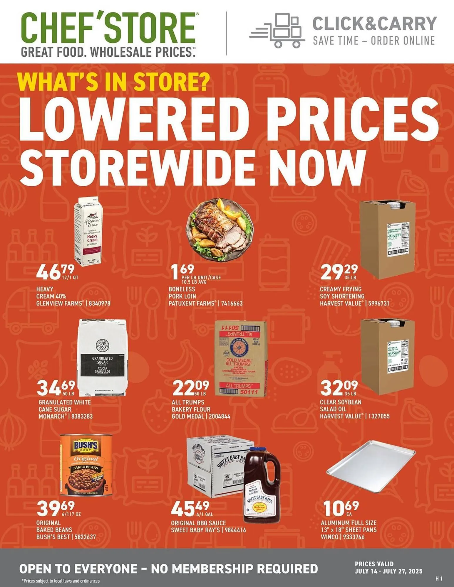 US Foods Chefs Store Weekly Ad - 1