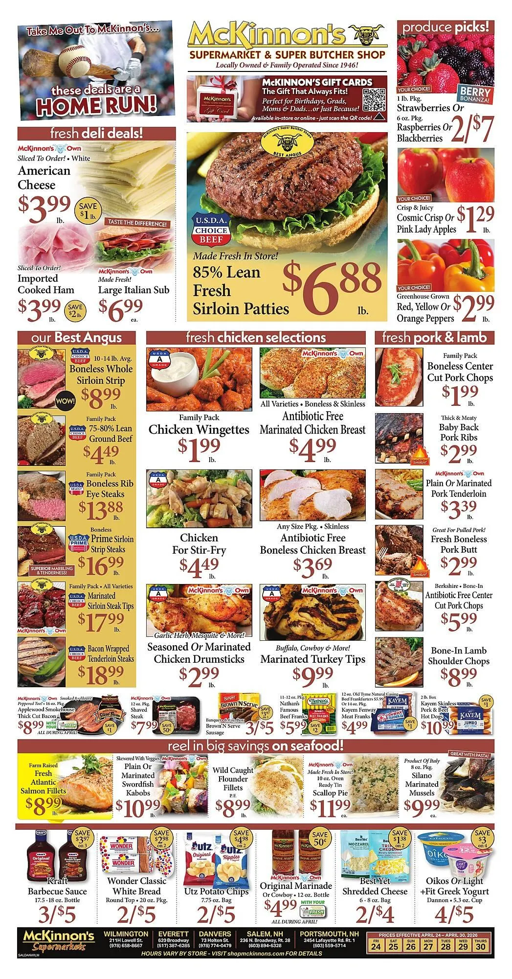Weekly ad McKinnon's Supermarkets weekly ad from April 24 to April 30 2026 - Page 1