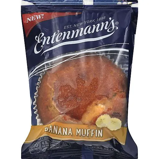 Entenmanns Muffin, Banana 5.5 oz