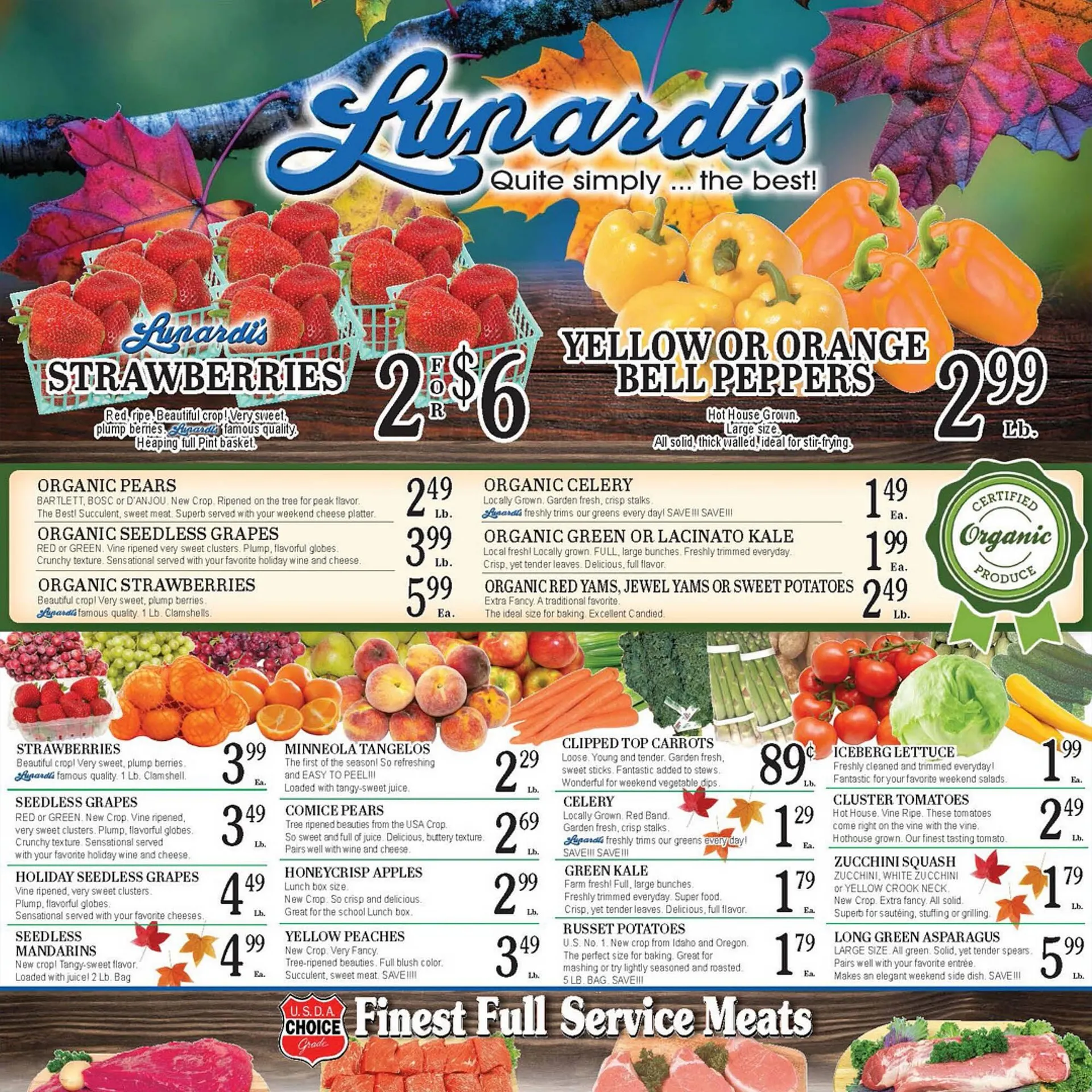 Weekly ad Lunardis weekly ad from September 23 to September 29 2025 - Page 1