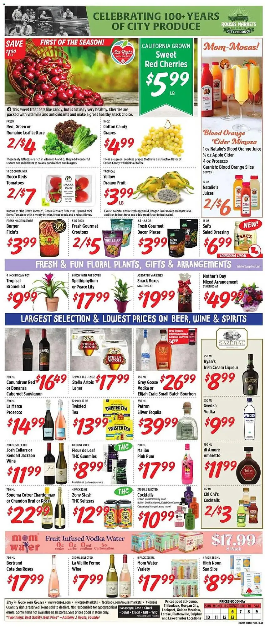 Weekly promotion Rouses weekly ad spanning from May 6 to May 12 2026 - Page 8 for Catalogue 365