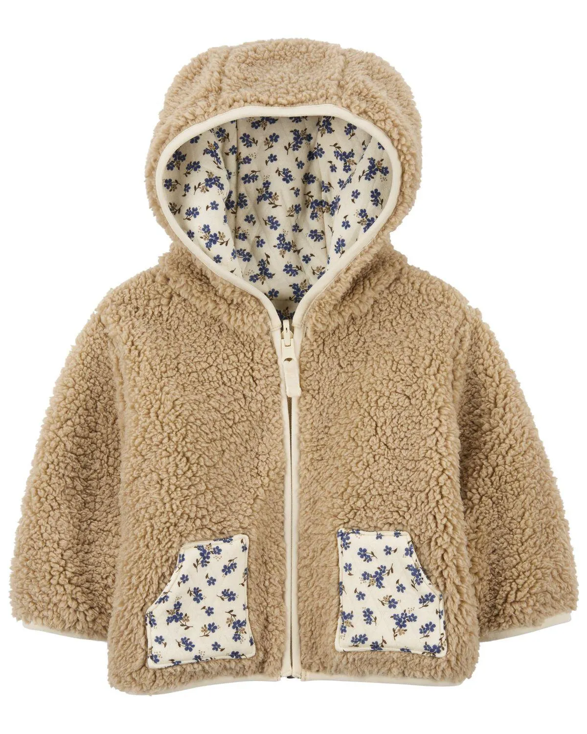 Baby 2-In-1 Sherpa-Lined Reversible Jacket