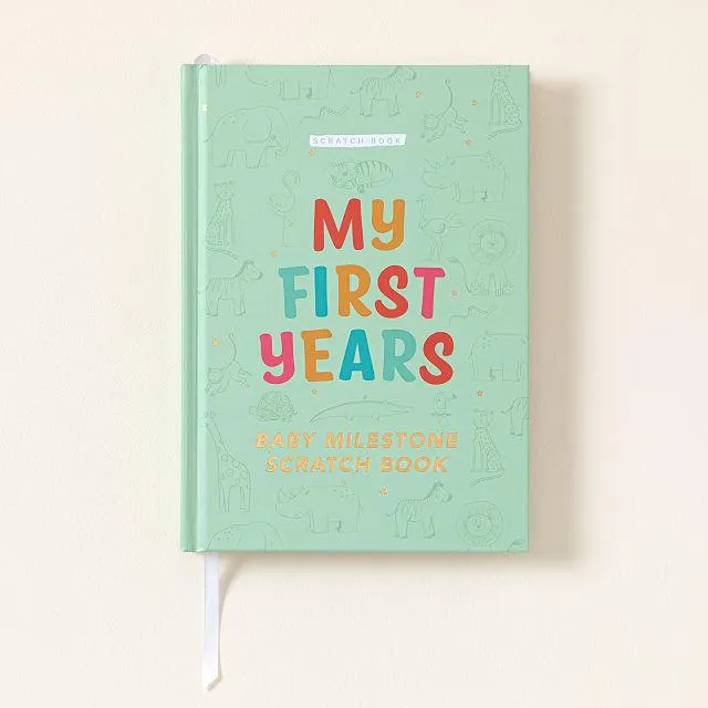 100 Baby Milestones Scratch Off Book