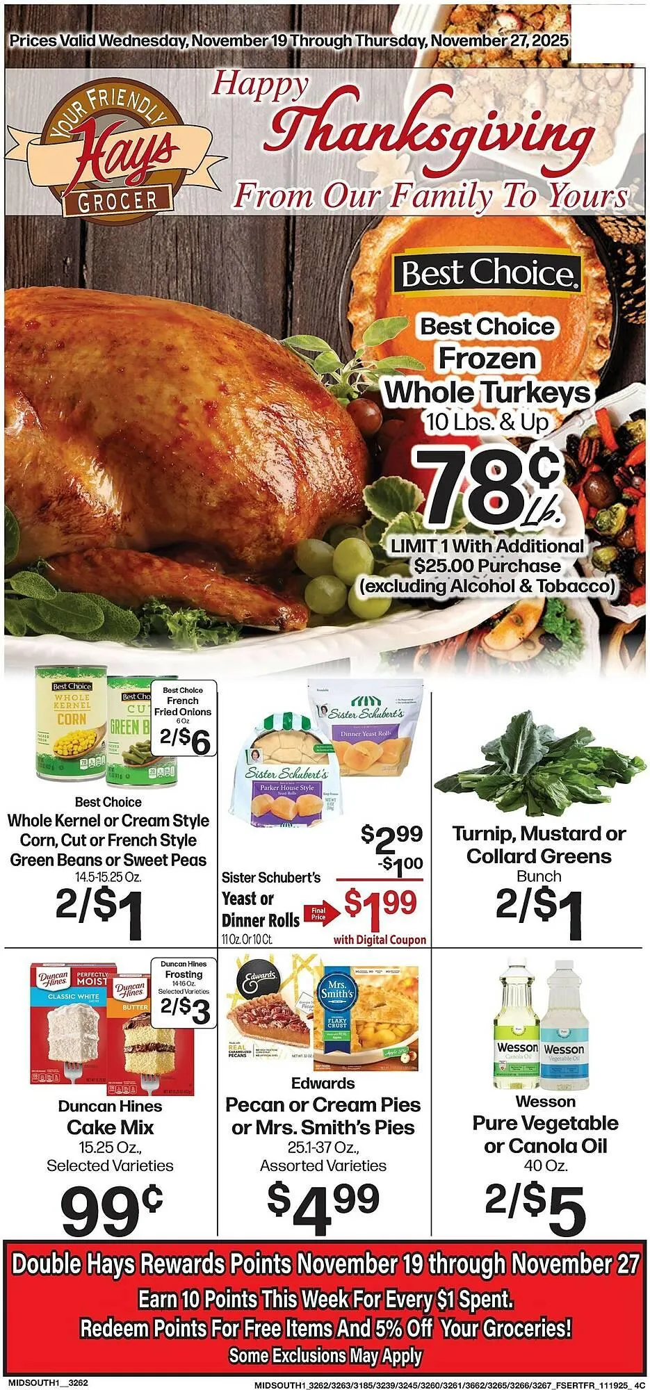 Weekly ad Hays Supermarket weekly ad from November 19 to November 27 2025 - Page 3